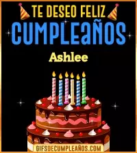 GIF Te deseo Feliz Cumpleaños Ashlee